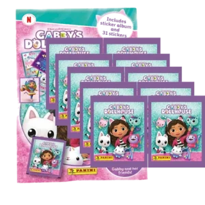 Panini Gabby's Dollhouse Sticker (2024) - 1x Stickeralbum + 10x Stickertüten