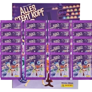 Panini Alles Steht Kopf 2 Sammelsticker / 1x Sammelalbum inkl. 20x Stickertüten