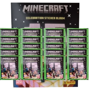 Panini Minecraft Celebration Sticker / 1x Sammelalbum + 20x Stickertüten