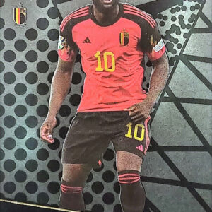 Topps UEFA EURO 2024 Match Attax Trading Cards / BE1 ROMELU LUKAKU BLACK EDGE EDITION