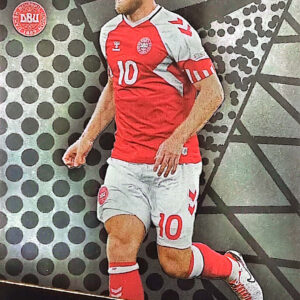 Topps UEFA EURO 2024 Match Attax Trading Cards / BE2 CHRSITIAN ERIKSEN BLACK EDGE EDITION