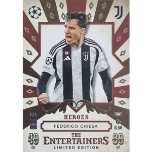 Topps Champions League Match Attax 2024/2025 / ELE 5 Federico Chiesa Limited Edition Karte