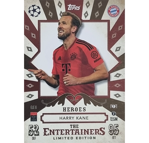 Topps Champions League Match Attax 2024/2025 / ELE 6 Harry Kane Limited Edition Karte