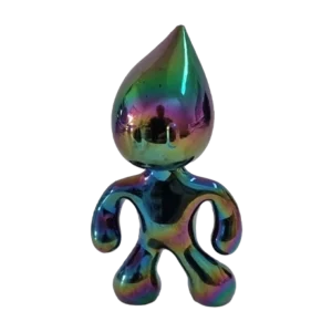 Stumble Guys 3D Serie 2 Minifiguren / 1x Figur 10 Liquid Rainbow Chrome