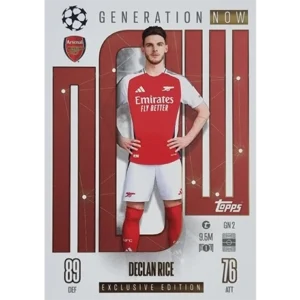 Topps Champions League Match Attax 2024/2025 / GN 2 DECLAN RICE GENERATION NOW