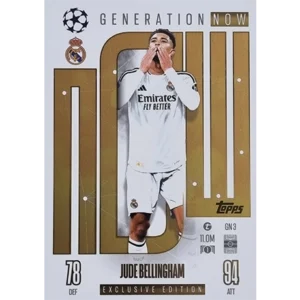 Topps Champions League Match Attax 2024/2025 / GN 3 JUDE BELLINGHAM GENERATION NOW