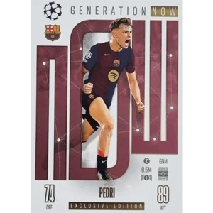 Topps Champions League Match Attax 2024/2025 / GN 4 PEDRI GENERATION NOW