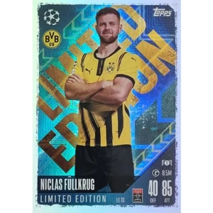 Topps Champions League Match Attax 2024/2025 / LE 13 NICLAS FÜLLKRUG LIMITED EDITION KARTE