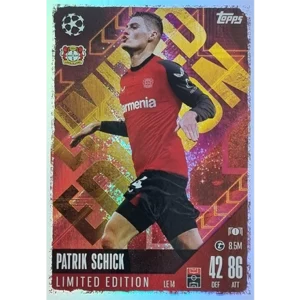 Topps Champions League Match Attax 2024/2025 / LE 14 PATRICK SCHICK LIMITED EDITION KARTE