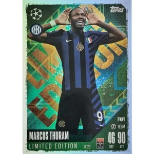 Topps Champions League Match Attax 2024/2025 / LE 20 MARCUS THURAM LIMITED EDITION KARTE