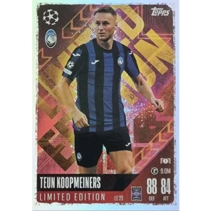 Topps Champions League Match Attax 2024/2025 / LE 23 TEUN KOOPMEINERS LIMITED EDITION KARTE