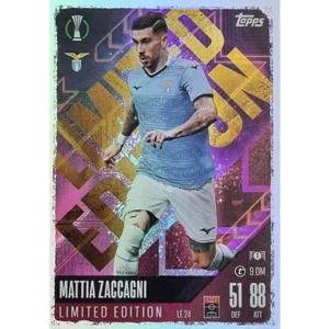 Topps Champions League Match Attax 2024/2025 / LE 24 MATTIA ZACCAGNI LIMITED EDITION KARTE