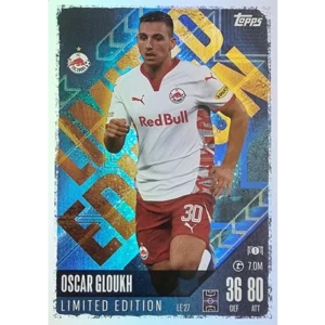 Topps Champions League Match Attax 2024/2025 / LE 27 OSCAR GLOUKH LIMITED EDITION KARTE