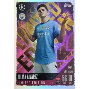 Topps Champions League Match Attax 2024/2025 / LE 3 JULIAN ALVAREZ LIMITED EDITION KARTE