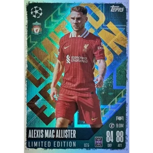 Topps Champions League Match Attax 2024/2025 / LE 5 ALEXIS MAC ALLISTER LIMITED EDITION KARTE