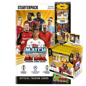 Topps Champions League Match Attax 2024/2025 1x Starterpack + 1x Display je 24x Booster