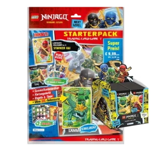 Ninjago Trading Cards Serie 9 Next Level / 1x Starterpack inkl. 1x Display je 50x Booster