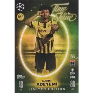 Topps Champions League Match Attax 2024/2025 / TTS 12 Karim Adeyemi Limited Edition Karte