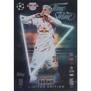 Topps Champions League Match Attax 2024/2025 / TTS 02 Benjamin Sesko Limited Edition Karte