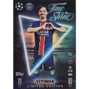 Topps Champions League Match Attax 2024/2025 / TTS 03 Vitinha Limited Edition Karte