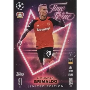 Topps Champions League Match Attax 2024/2025 / TTS 07 Alejandro Grimaldo Limited Edition Karte