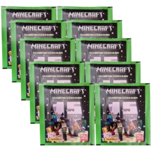 Panini Minecraft Celebration Sticker / 10x Stickertüten