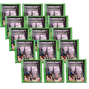 Panini Minecraft Celebration Sticker / 15x Stickertüten