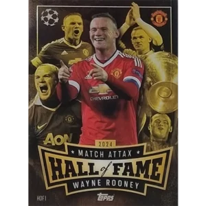 Topps Champions League Match Attax 2024/2025 / HDF 1 WAYNE ROONEY HALL OF FAME