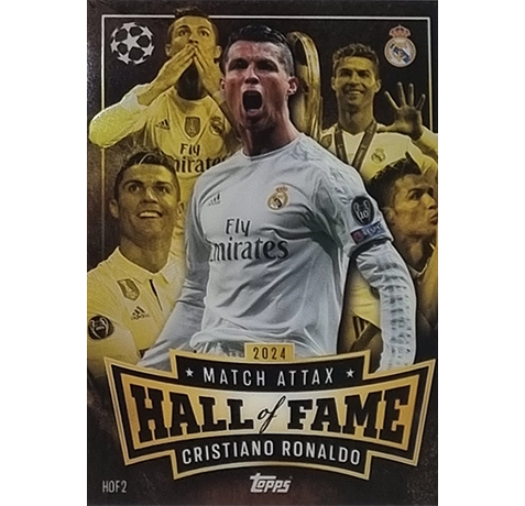 Topps Champions League Match Attax 2024/2025 / HDF 2 CRISTIANO RONALDO HALL OF FAME