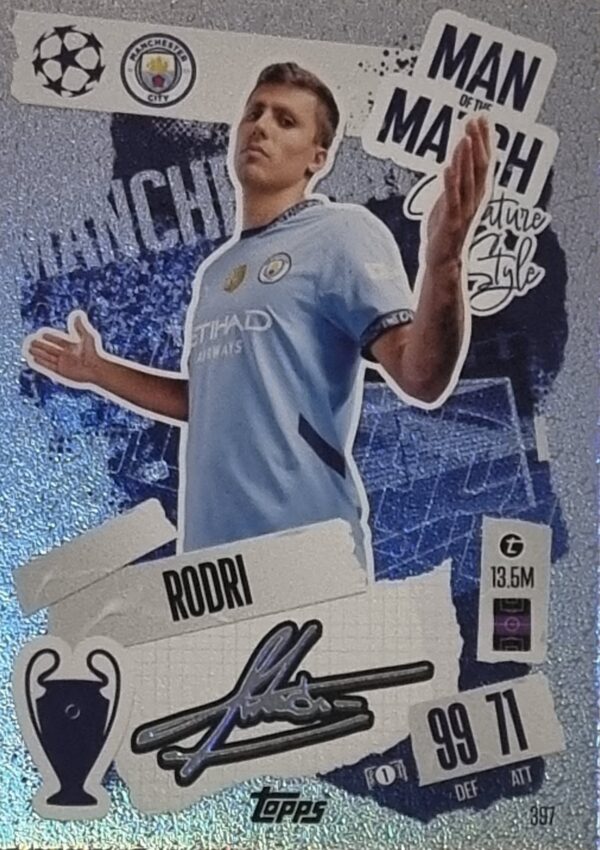 Topps Champions League Match Attax 2024/2025 / 397 RODRI