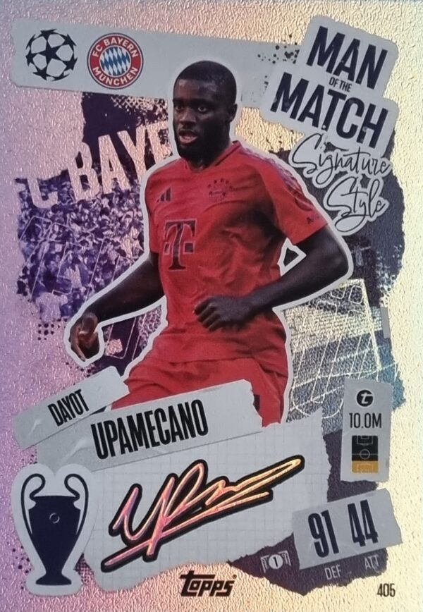 Topps Champions League Match Attax 2024/2025 / 405 DAYOT UPAMECANO