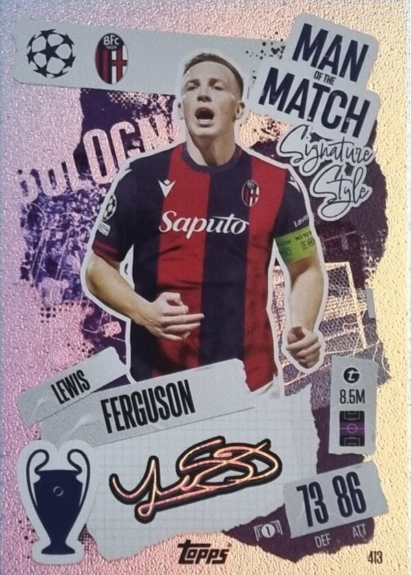 Topps Champions League Match Attax 2024/2025 / 413 LEWIS FERGUSON