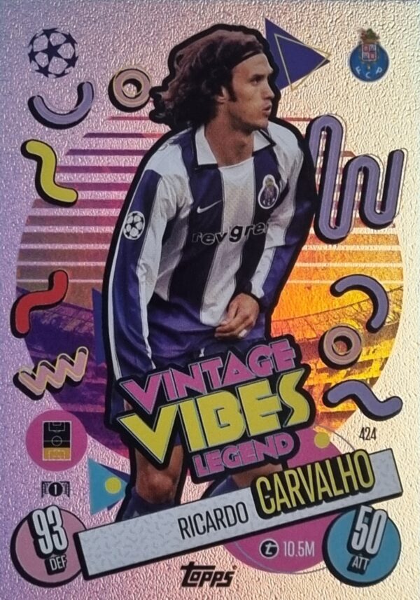 Topps Champions League Match Attax 2024/2025 / 424 RICARDO CARVALHO