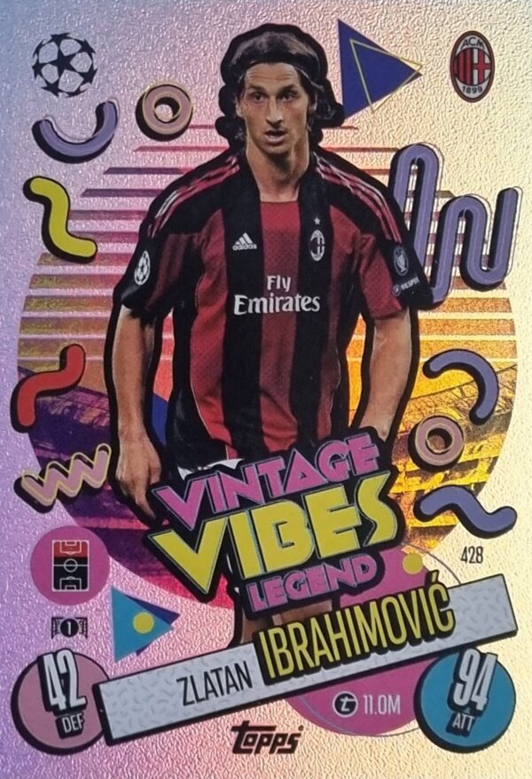 Topps Champions League Match Attax 2024/2025 / 428 ZLATAN IBRAHIMOVIC