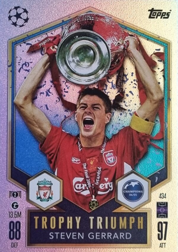 Topps Champions League Match Attax 2024/2025 / 434 STEVEN GERRARD