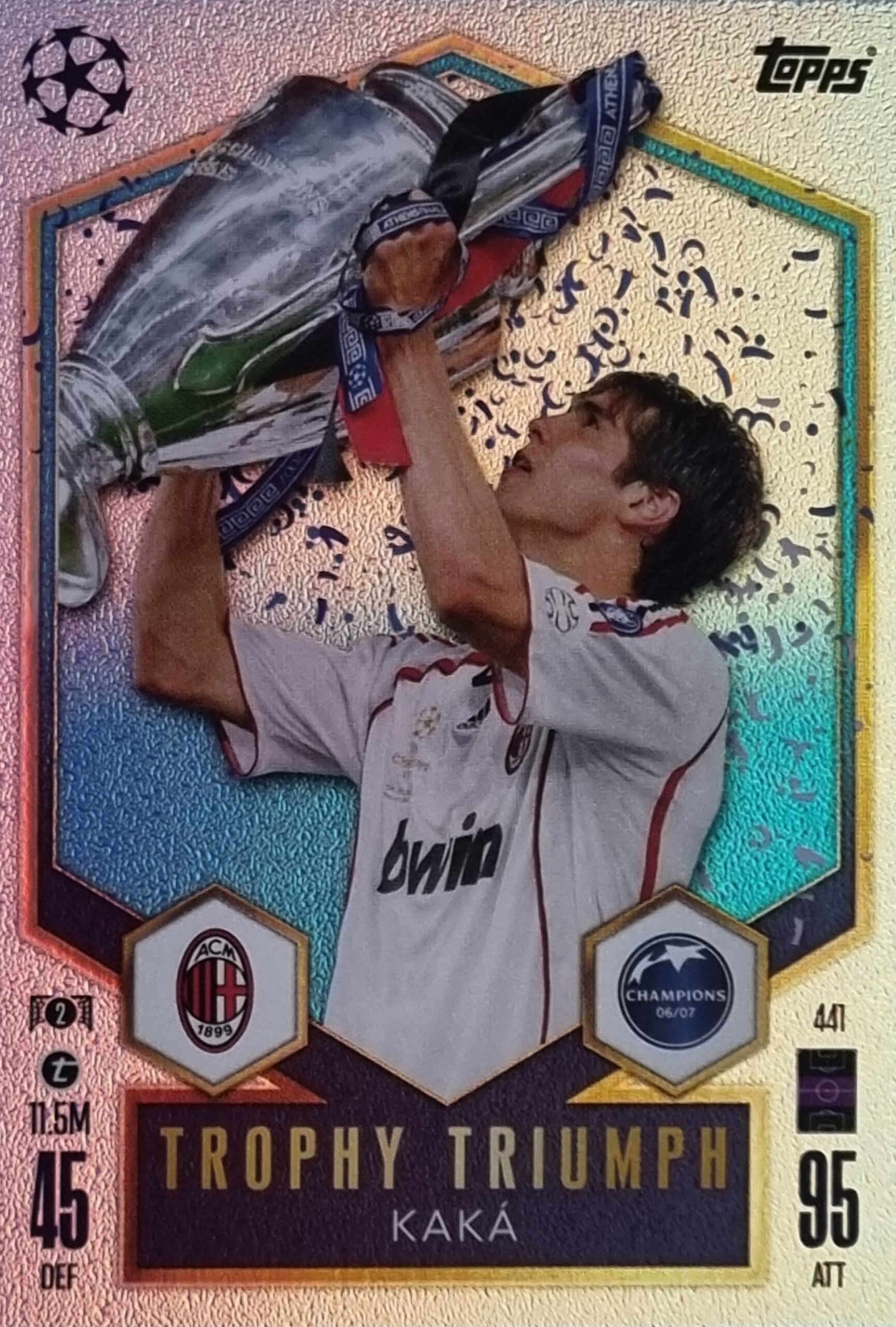 Topps Champions League Match Attax 2024/2025 / 441 KAKA Topps Champions League Match Attax 2024/2025 / 441 KAKA