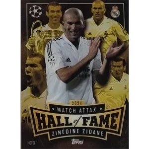 Topps Champions League Match Attax 2024/2025 / HDF 3 ZINEDINE ZIDANE HALL OF FAME