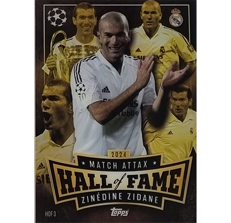 Topps Champions League Match Attax 2024/2025 / HDF 3 ZINEDINE ZIDANE HALL OF FAME