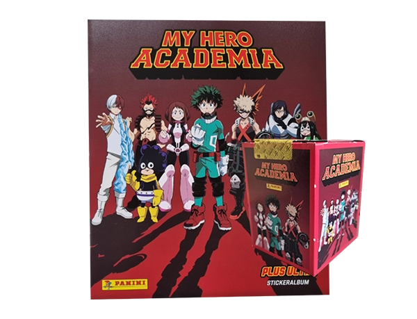 Panini My Hero Academia Sticker / Album inkl. 1x Display je 36x Stickertüten
