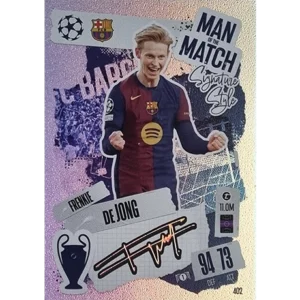 Topps Champions League Match Attax 2024/2025 / 402 FRENKIE DeJONG