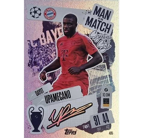 Topps Champions League Match Attax 2024/2025 / 405 DAYOT UPAMECANO