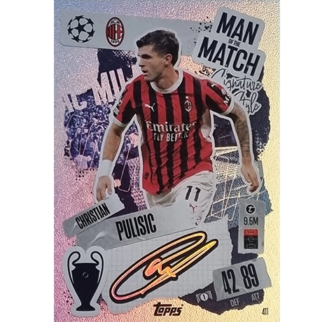 Topps Champions League Match Attax 2024/2025 / 411 CHRISTIAN PULISIC