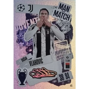 Topps Champions League Match Attax 2024/2025 / 412 DUSAN VLAHOVIC