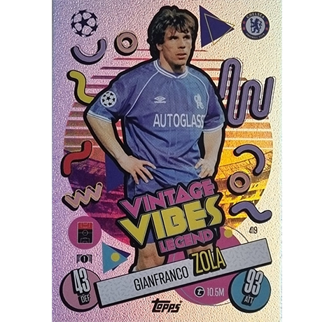 Topps Champions League Match Attax 2024/2025 / 419 GIANFRANCO ZOLA