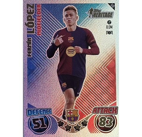 Topps Champions League Match Attax 2024/2025 / 448 FERMIN LOPEZ