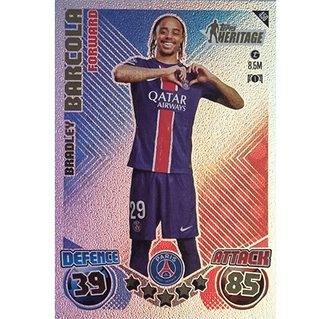 Topps Champions League Match Attax 2024/2025 / 450 BRADLEY BARCOLA