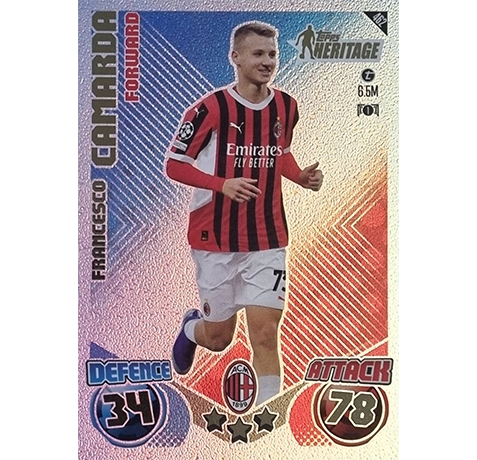 Topps Champions League Match Attax 2024/2025 / 462 FRANCESCO CAMARDA