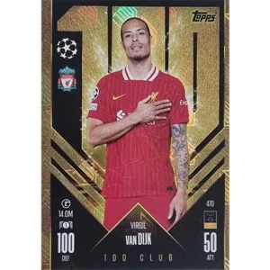 Topps Champions League Match Attax 2024/2025 / 470 VIRGIL VAN DIJK CLUB 100