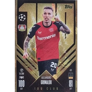 Topps Champions League Match Attax 2024/2025 / 471 ALEJANDRO GRIMALDO CLUB 100