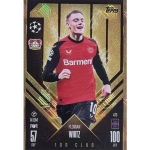 Topps Champions League Match Attax 2024/2025 / 473 FLORIAN WIRTZ CLUB 100